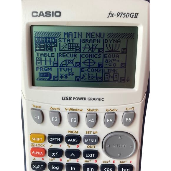 Casio FX-9750GII Power Graphic graphing calculator w/Cover Tested & Working - Picture 3 of 5